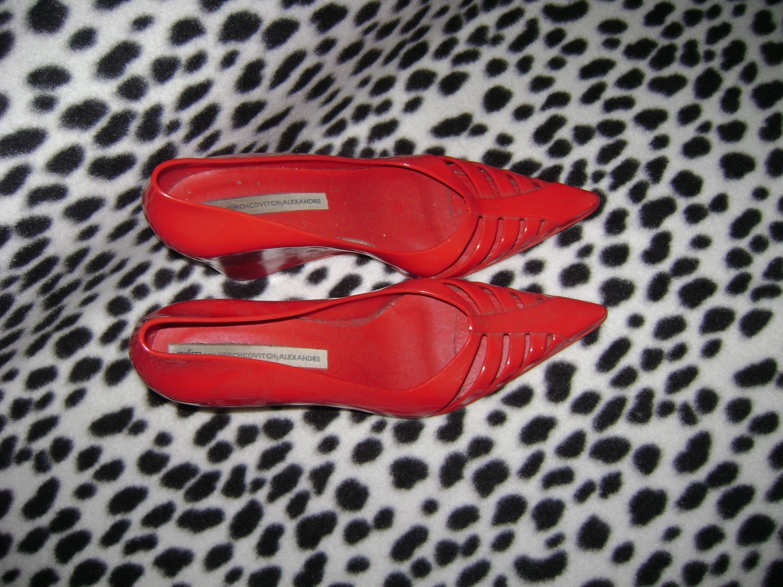 BRECHÓ LA BELLE D'JOUR SAPATO MELISSA VERMELHO