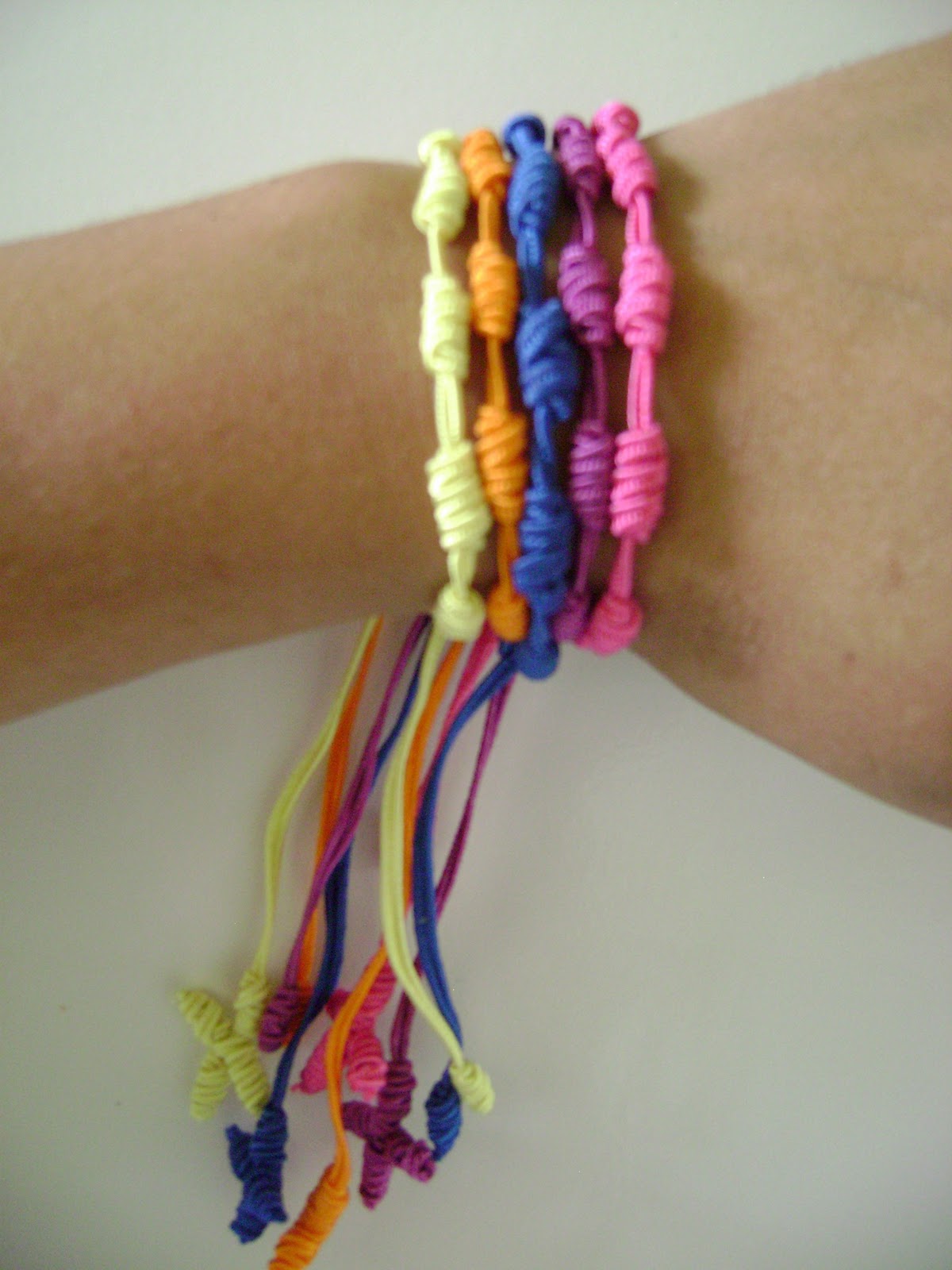 Wanda Arte em Croche Pulseiras de Verão Pulseira de