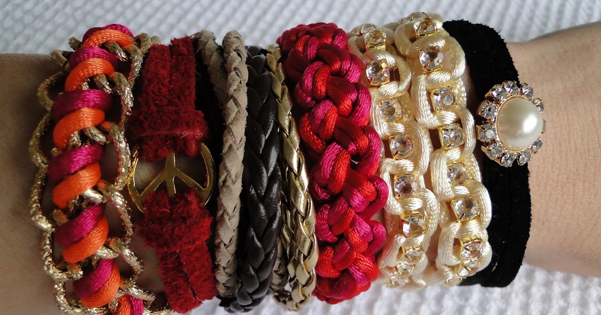 Pulseiras de Crochê TUDO JUNTO!