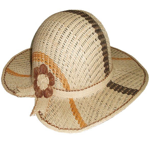 Diva Rosa Pecaminosa Chapéus de praia,feitos de palha