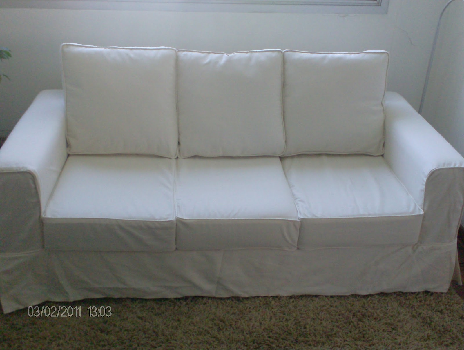 DLD DECORAÇÕES Capa Sob Medida para Sofá e Puff