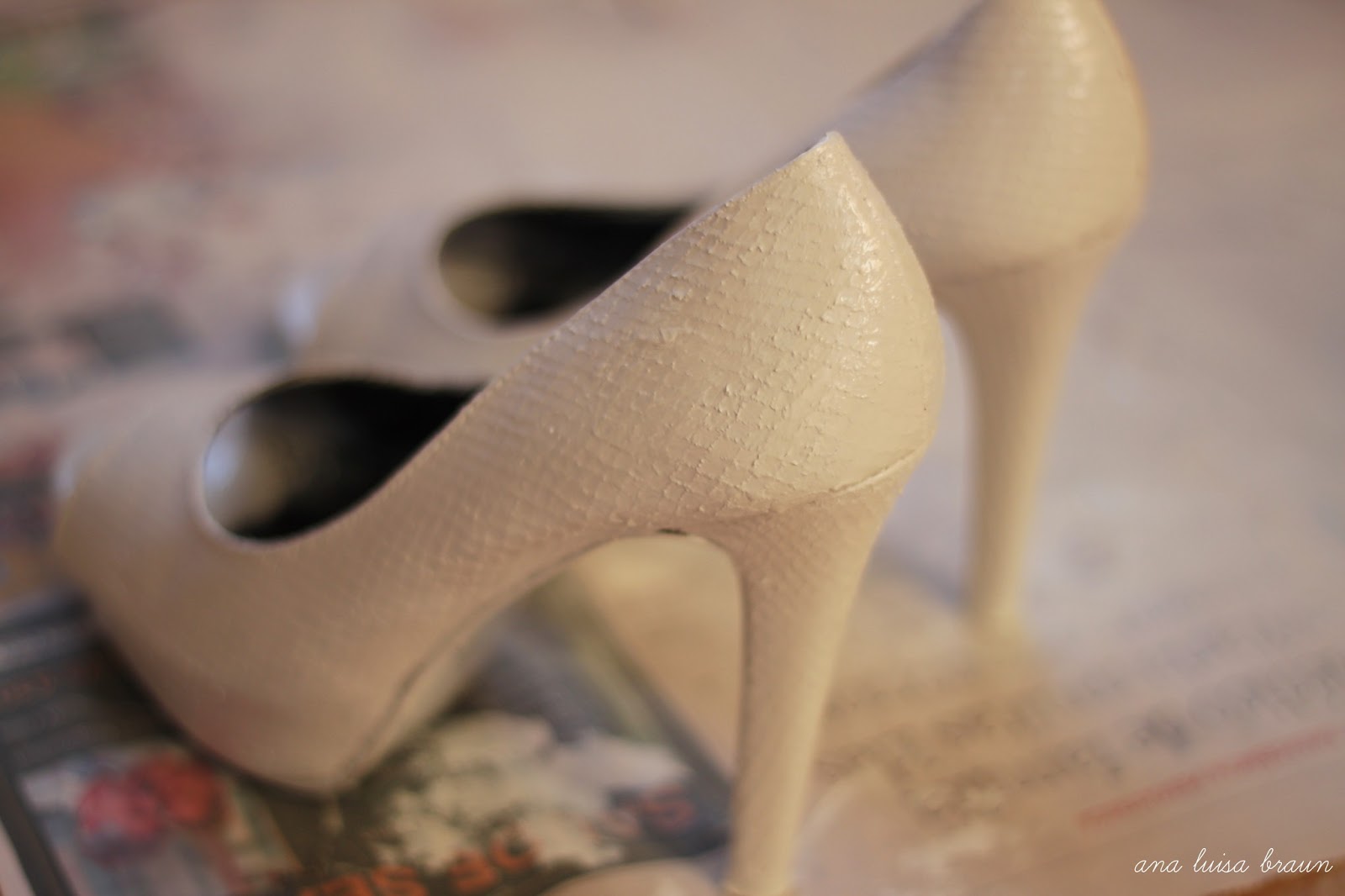 DIY como pintar sapatos com spray decor Ana's Fashion Blog