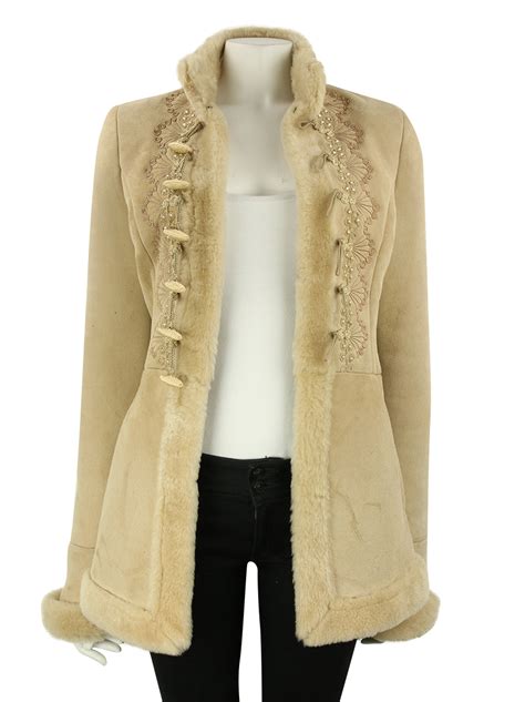 Comprar Casaco Pele Bege Barato&nbsp;Preço