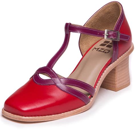 Comprar Sapato Retro Vermelho Barato&nbsp;Preço