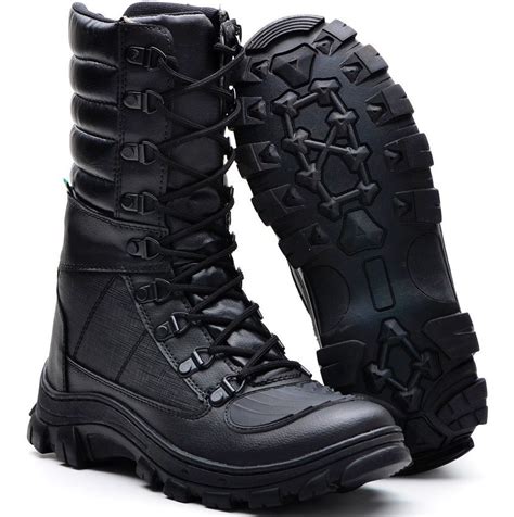 Comprar Bota Estilo Militar Masculina Barato&nbsp;Preço