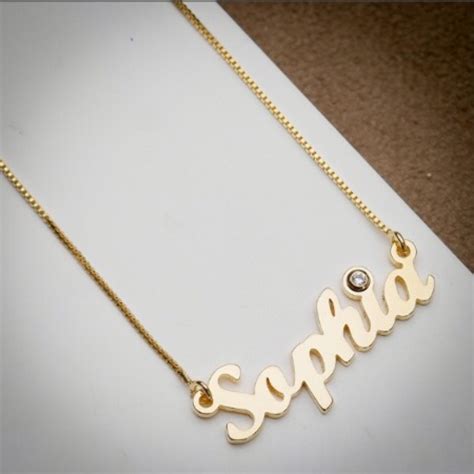 Comprar Colar Personalizado Sophia Barato&nbsp;Preço