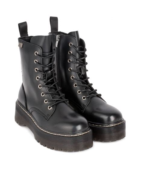 Comprar Bota Militar Plataforma Mujer Barato&nbsp;Preço