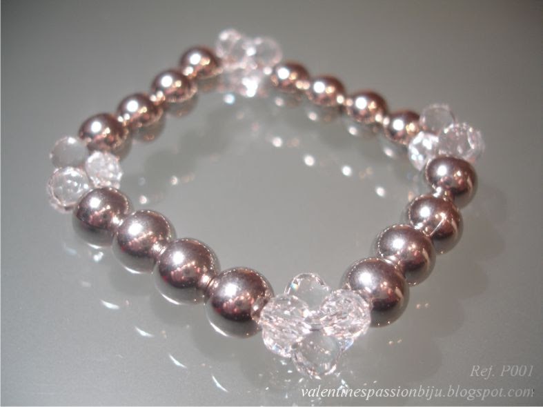 Valentine's Passion Biju Pulseira de cristais Swarovski