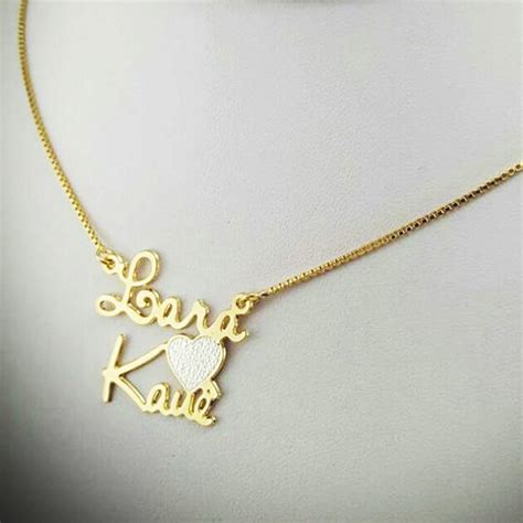 Comprar Colares Personalizados Nome Barato&nbsp;Preço