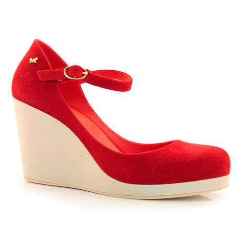 Comprar Sapato Vermelho Zaxy Barato&nbsp;Preço