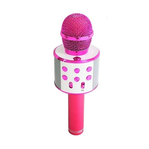 Comprar Microfone Infantil Bluetooth Rosa Barato Preço