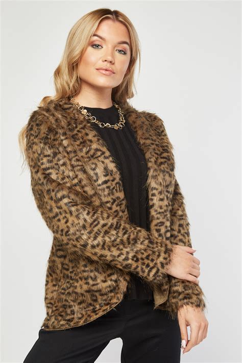 Comprar Casaco Pelo Leopardo Barato&nbsp;Preço