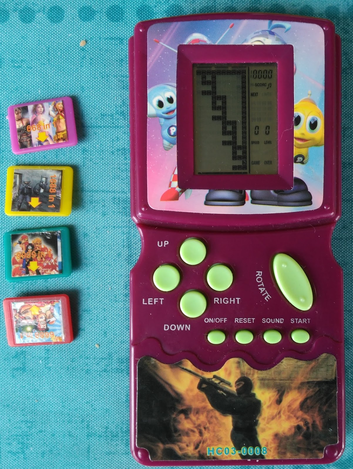 Retro Ordenadores Orty Consola portátil HC030008 (Tetris).