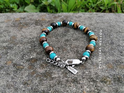 Comprar Pulseiras Homem Stone Barato&nbsp;Preço