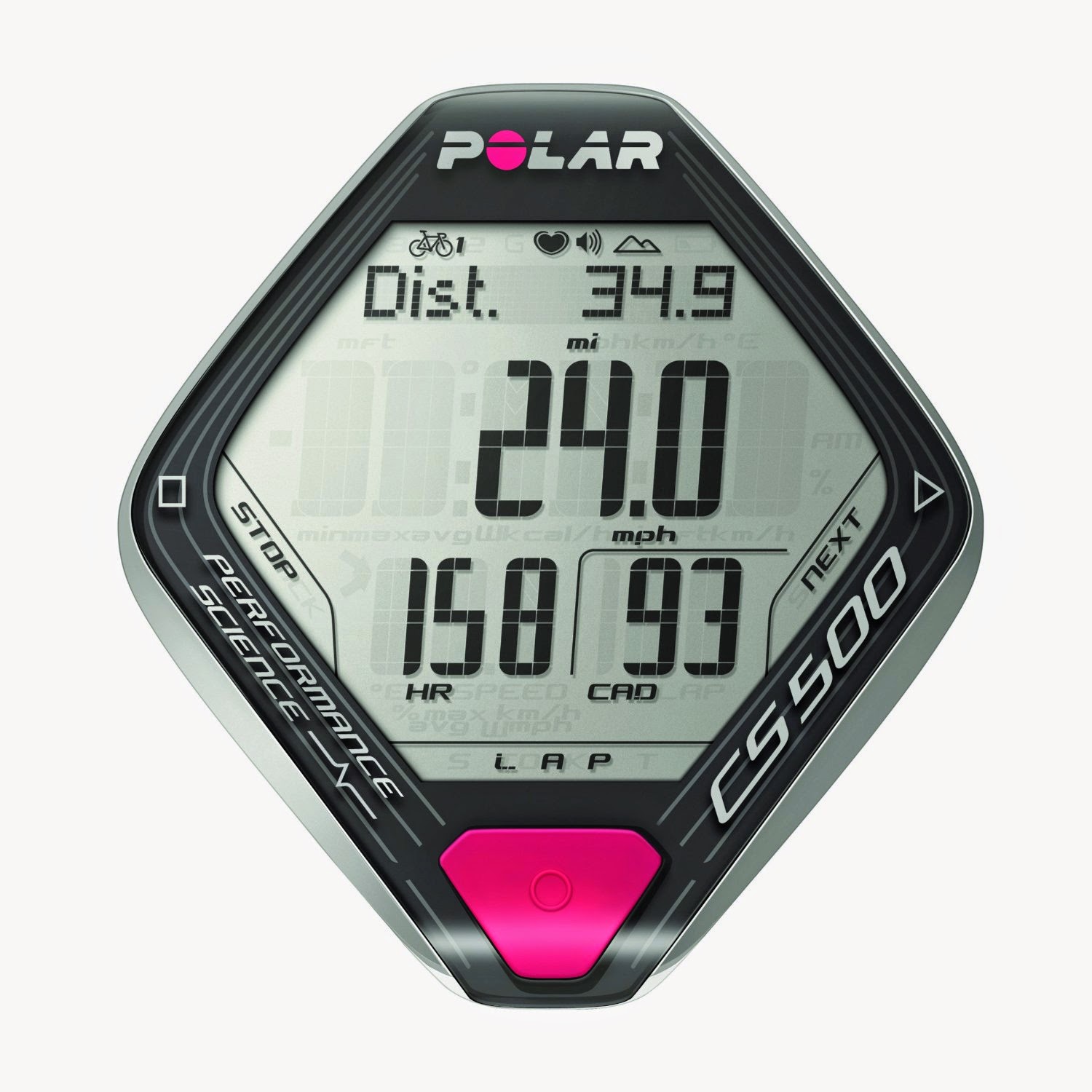 Polar CS500, con pulsómetro completo por