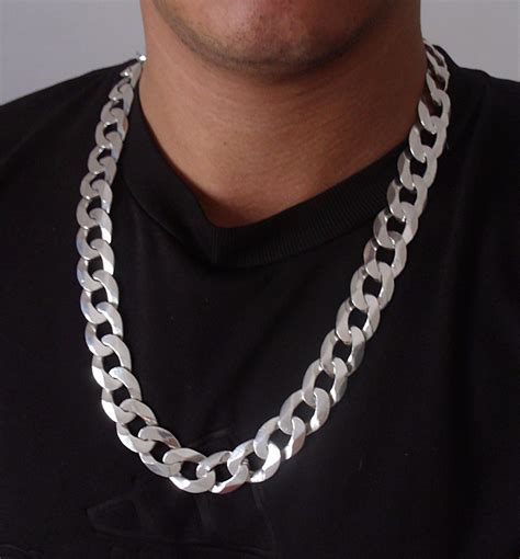 Comprar Colar Prata Masculina Barato&nbsp;Preço