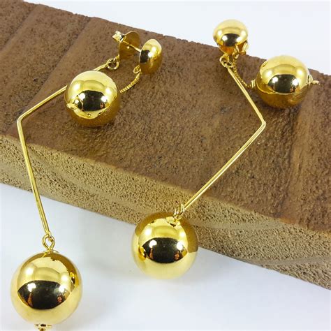 Comprar Brincos Longos Folheados Barato Preço