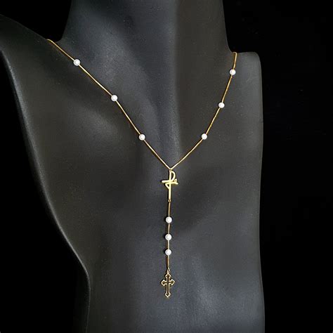 Comprar Colar Terço Perola Barato Preço