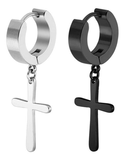 Comprar Brincos Masculinos De Cruz Barato&nbsp;Preço